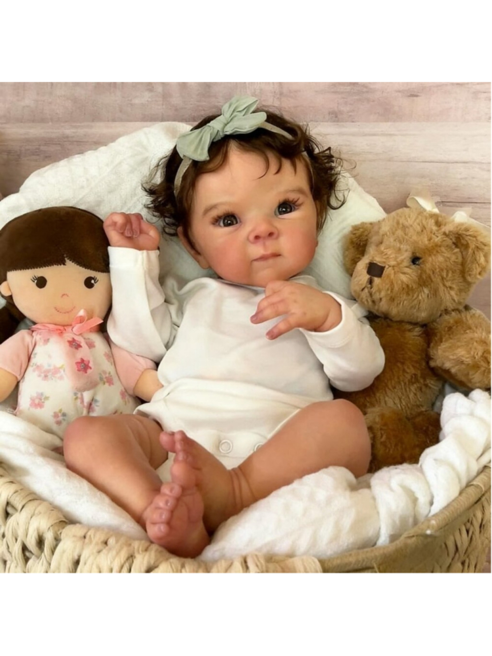 Realistic Reborn Baby Dolls 18 Inch Lifelike Baby Doll Silicone Baby Doll